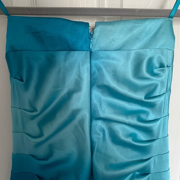 Blue Le Chateau above the knee midi length dress - Size small - Picture 3 of 5